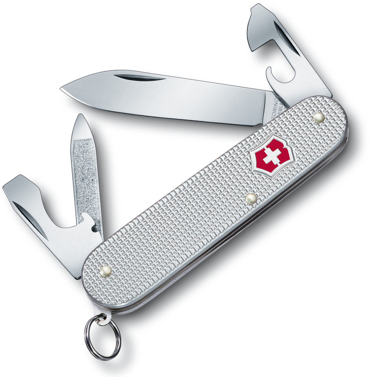 Victorinox - Cadet Alox Schweizerkniv 84 mm // Sølv fra Victorinox - billede nr. 1 hos GrejFreak.dk
