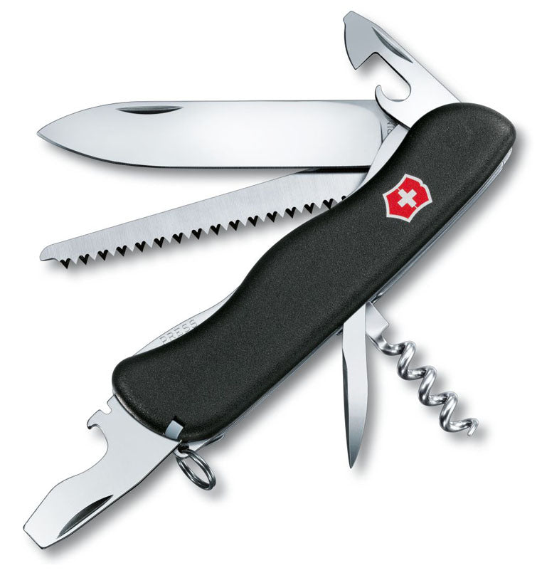Victorinox - Forester Schweizerkniv 111 mm // Sort fra Victorinox - billede nr. 1 hos GrejFreak.dk