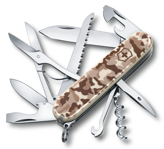 Victorinox - Huntsman Schweizerkniv 91 mm // Brun Camo fra Victorinox - billede nr. 1 hos GrejFreak.dk