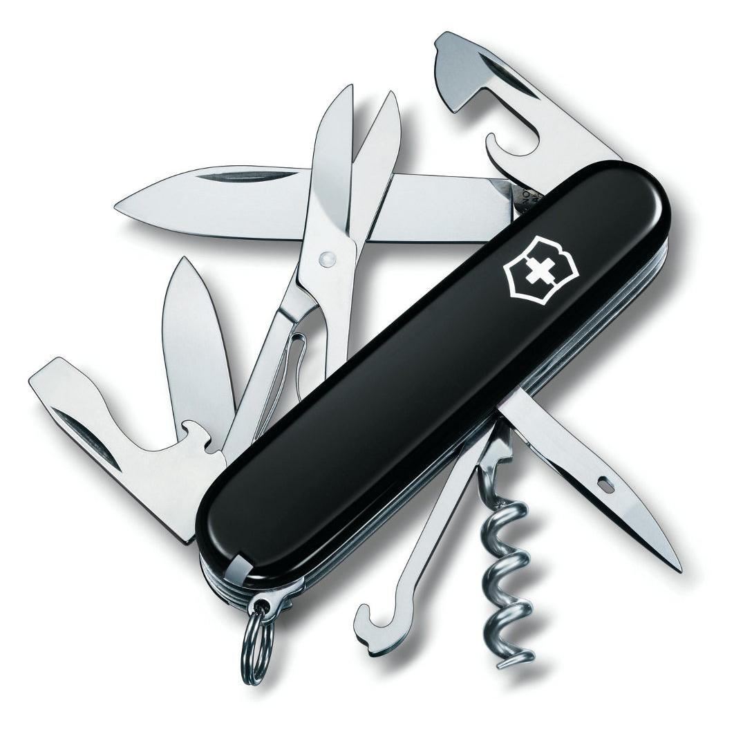 Victorinox - Huntsman Schweizerkniv 91 mm // Sort fra Victorinox - billede nr. 1 hos GrejFreak.dk