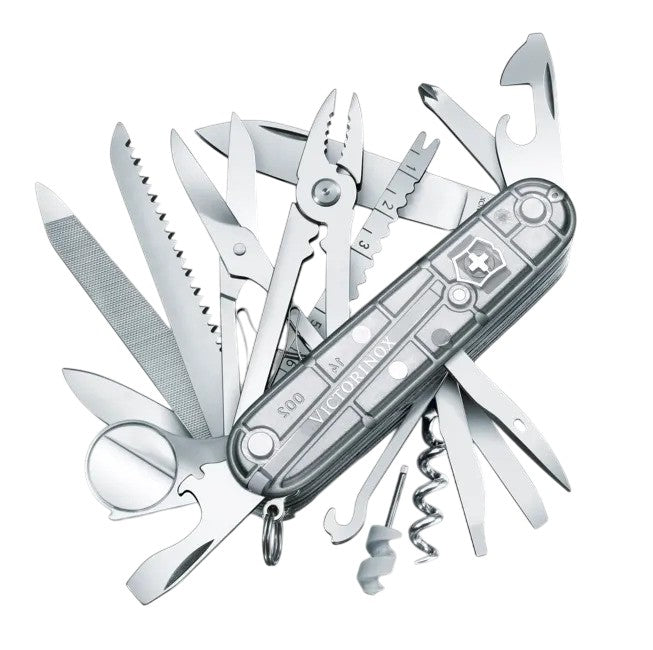 Victorinox - Swiss Champ 91 mm Gennemsigtig fra GrejFreak.dk - billede nr. 1 hos GrejFreak.dk