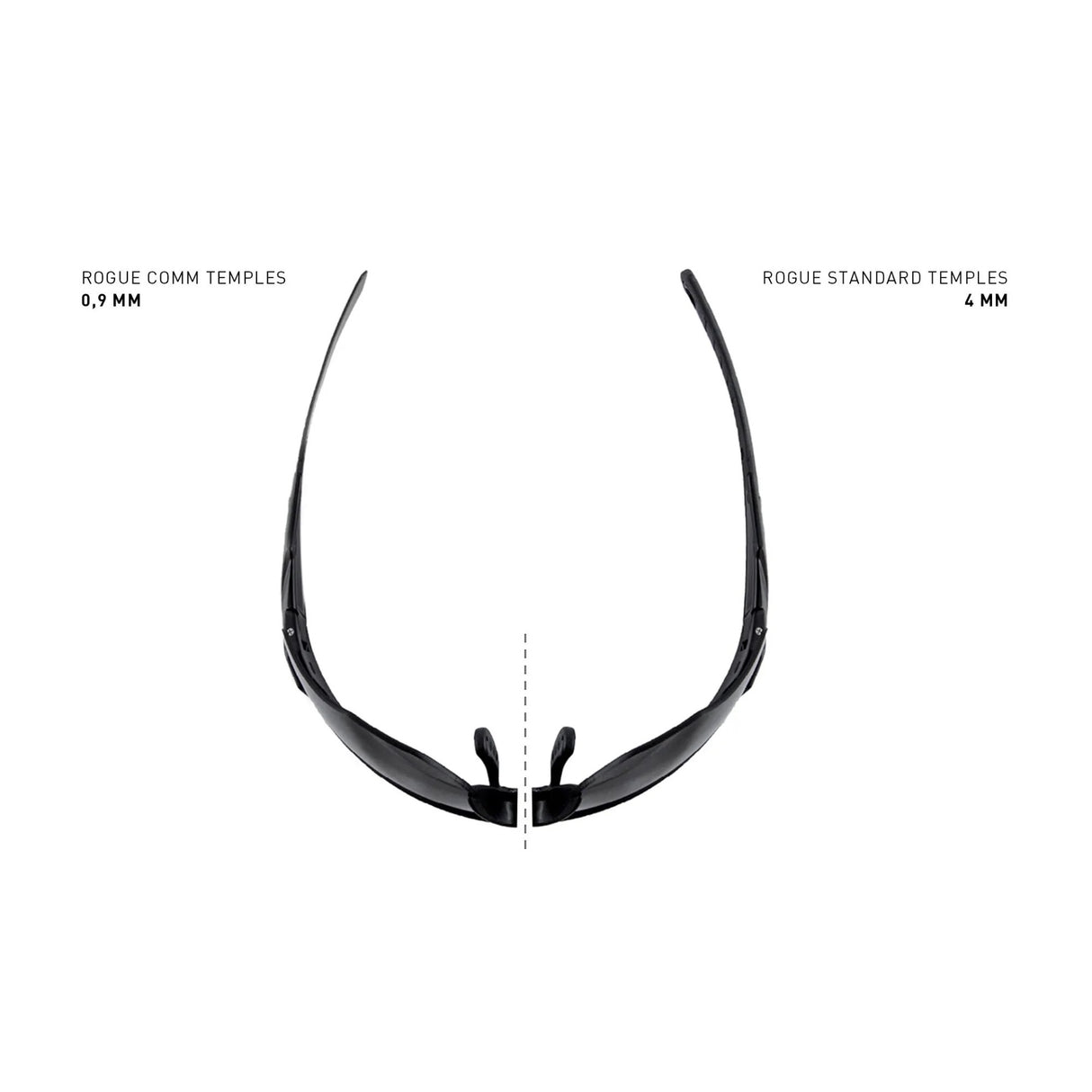 Wiley X - ROGUE Comm Skydebriller Sort - 3 Linser fra Wiley X - billede nr. 5 hos GrejFreak.dk