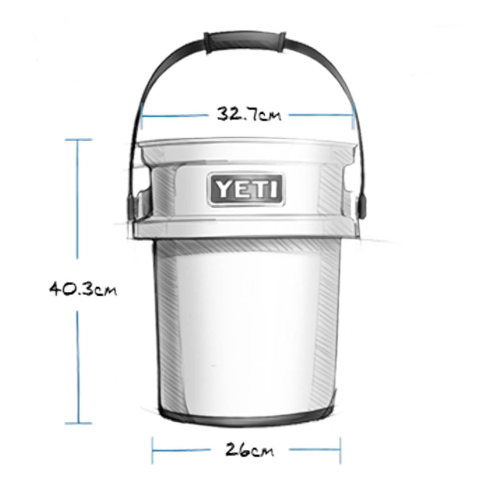 YETI - Loadout Bucket 19L // Charcoal fra YETI - billede nr. 2 hos GrejFreak.dk