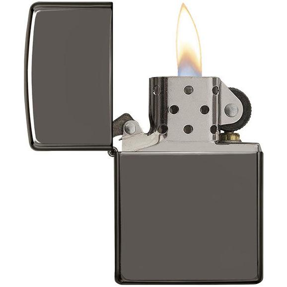 Zippo - Black Ice Lighter fra Zippo - billede nr. 3 hos GrejFreak.dk