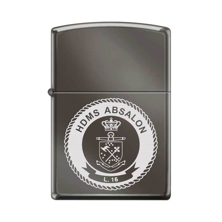 Zippo - Black Matte Lighter m. firmalogo fra Zippo - billede nr. 2 hos GrejFreak.dk