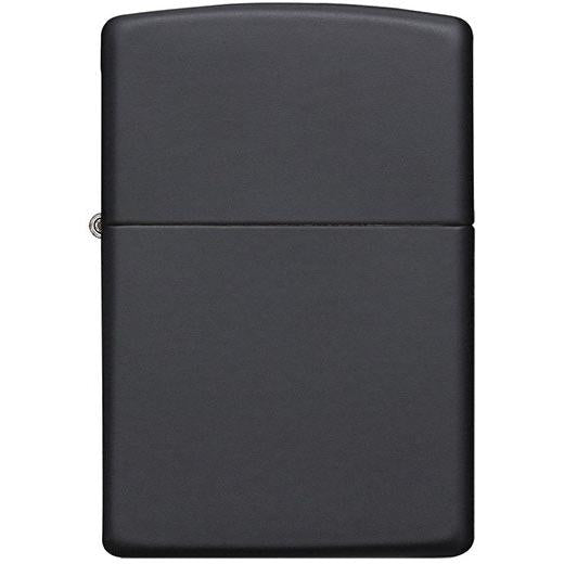 Zippo - Black Matte Lighter m. firmalogo fra Zippo - billede nr. 3 hos GrejFreak.dk