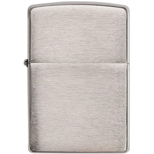 Zippo - Brushed Chrome Lighter fra Zippo - billede nr. 1 hos GrejFreak.dk