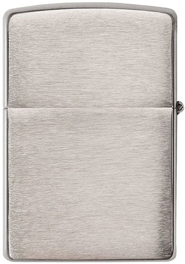 Zippo - Brushed Chrome Lighter fra Zippo - billede nr. 2 hos GrejFreak.dk