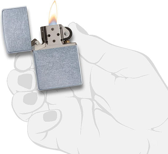 Zippo - Street Chrome Lighter fra Zippo - billede nr. 4 hos GrejFreak.dk