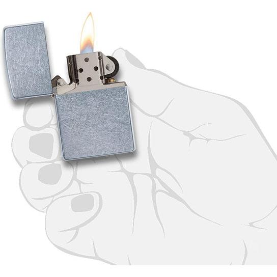 Zippo - Street Chrome Lighter fra Zippo - billede nr. 4 hos GrejFreak.dk