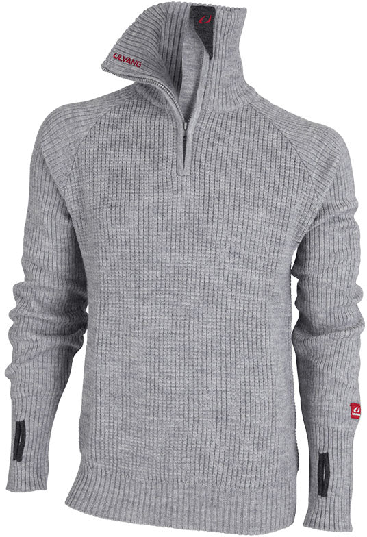 Ulvang - Rav Sweater m. Lynlås // Lys Grå fra Ulvang - billede nr. 1 hos GrejFreak.dk