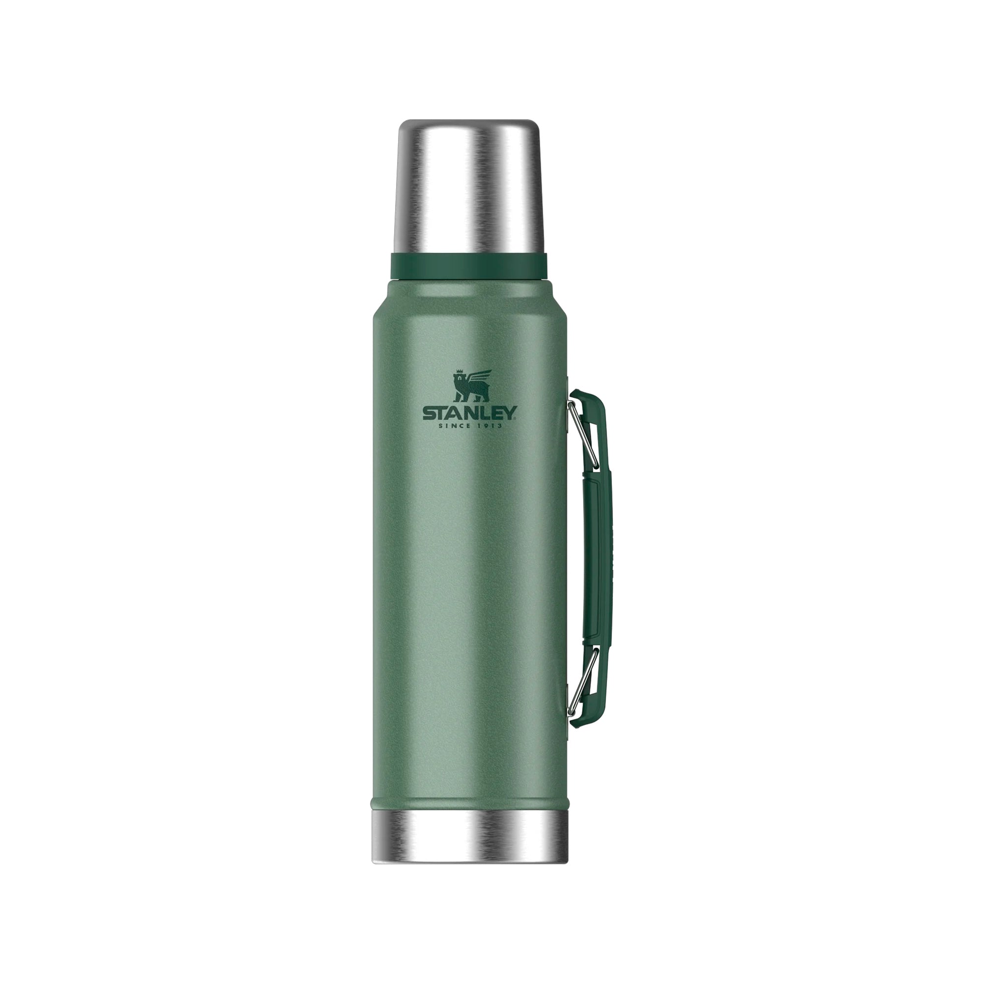 Stanley - Legendary Classic Termoflaske 1.0L // Hammertone Green fra Stanley - billede nr. 2 hos GrejFreak.dk