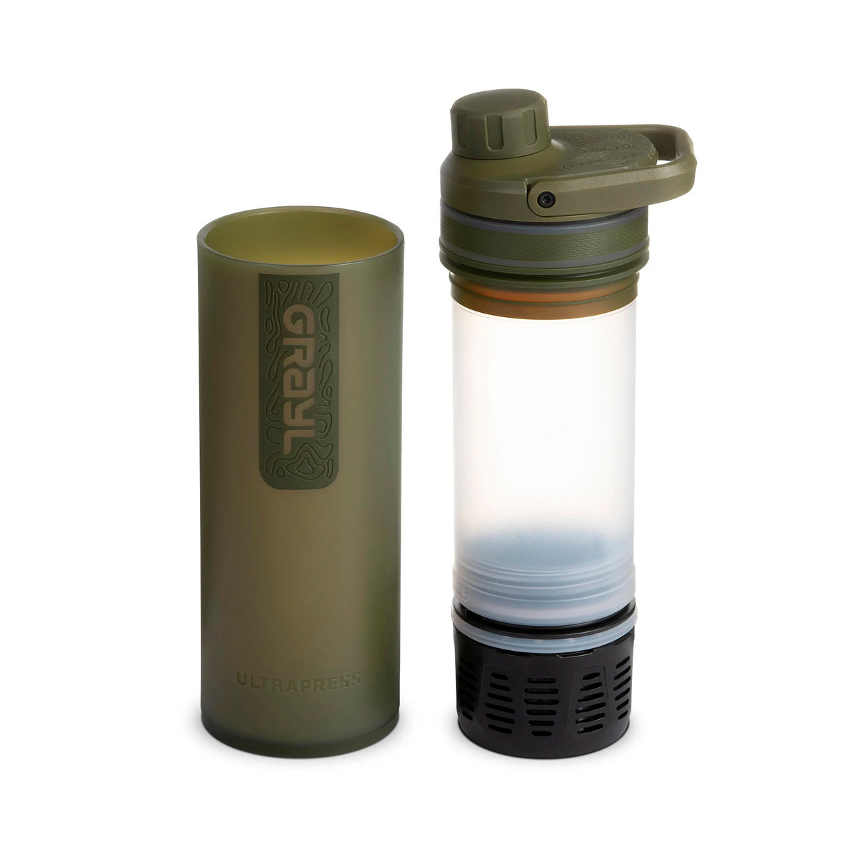 Grayl - Ultrapress Vandrensefilter 500 ml // Olive Drab fra Grayl - billede nr. 4 hos GrejFreak.dk