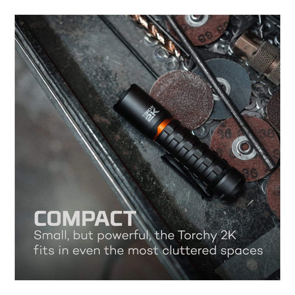 Nebo - Torchy 2k Genopladelig Lommelygte 2000 Lumen fra NEBO - billede nr. 4 hos GrejFreak.dk