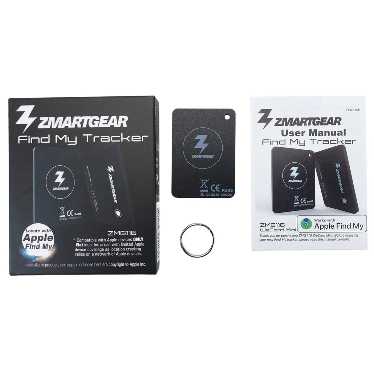 Zmartgear - FindMy Tracker mini-card fra Zmartgear - billede nr. 3 hos GrejFreak.dk