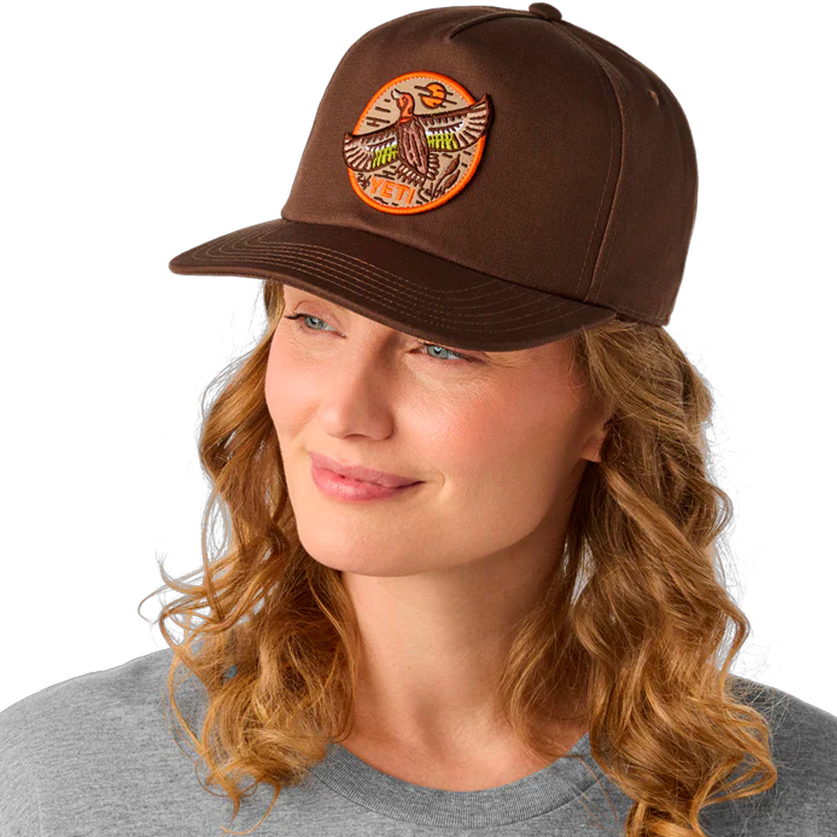 YETI - BFTW Duck Flat Brim Kasket // DARK BROWN fra YETI - billede nr. 2 hos GrejFreak.dk