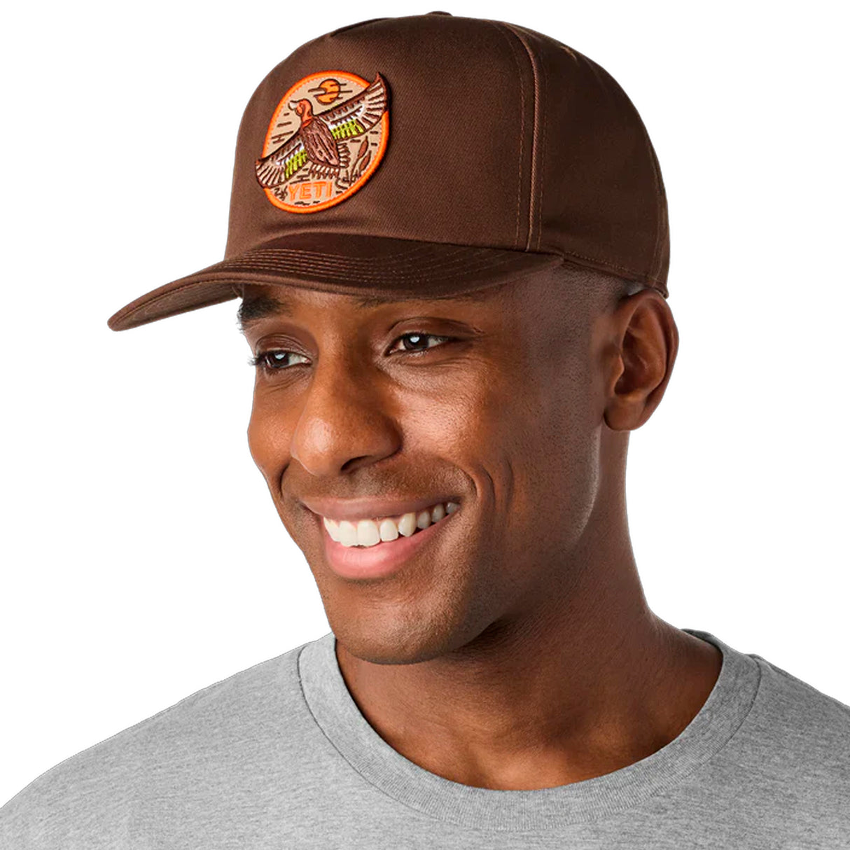 YETI - BFTW Duck Flat Brim Kasket // DARK BROWN fra YETI - billede nr. 3 hos GrejFreak.dk