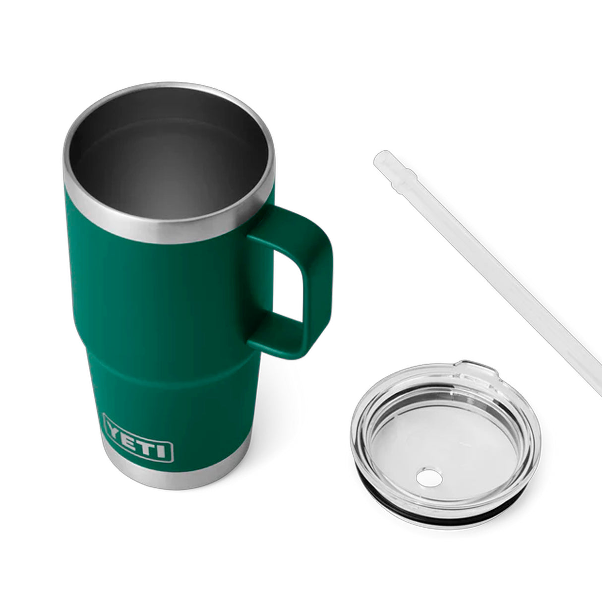 YETI - Rambler Straw Mug 739 ml // Black Forest Green fra YETI - billede nr. 2 hos GrejFreak.dk