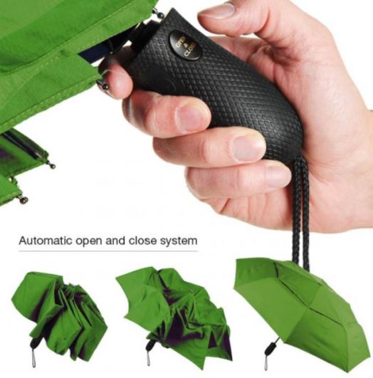 Lifeventure - Trek Umbrella Paraply // Sort fra Lifeventure - billede nr. 7 hos GrejFreak.dk