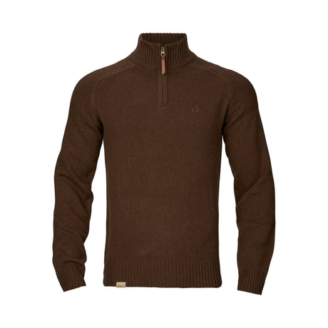 Härkila - Vincent Merino Half Zip Pullover // Demitasse Brown fra Härkila - billede nr. 1 hos GrejFreak.dk