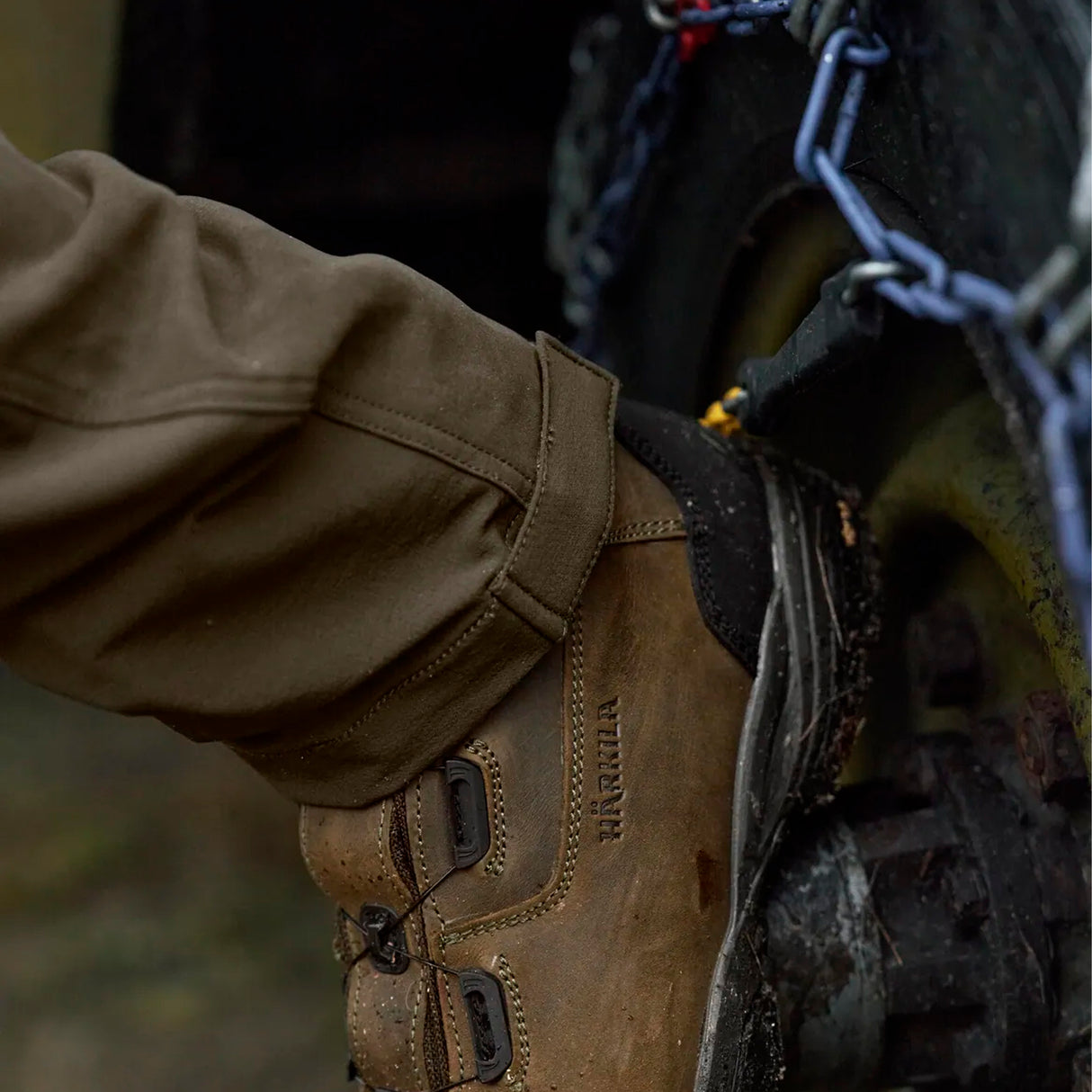 Härkila - Hill Bukser // Willow Green/Brown fra Härkila - billede nr. 5 hos GrejFreak.dk