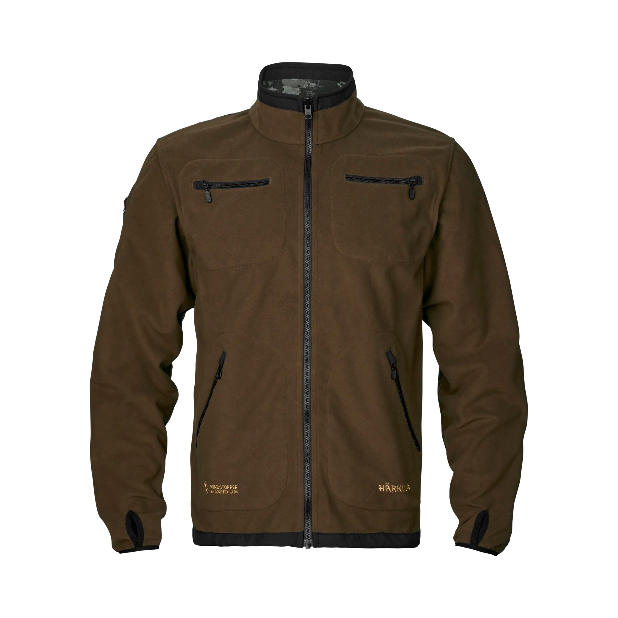 Härkila - Kamko NOCTYX WSP Reversible Fleecejakke // AXIS MSP Black/Willow Green fra Härkila - billede nr. 2 hos GrejFreak.dk
