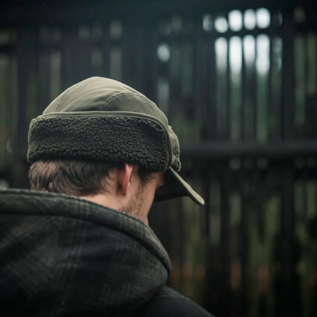 Seeland - Teddy Fold Down Cap // Pine Green fra Seeland - billede nr. 3 hos GrejFreak.dk