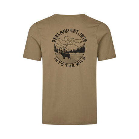 Seeland - Hunting Landscape T-shirt // Covert Green fra Seeland - billede nr. 2 hos GrejFreak.dk