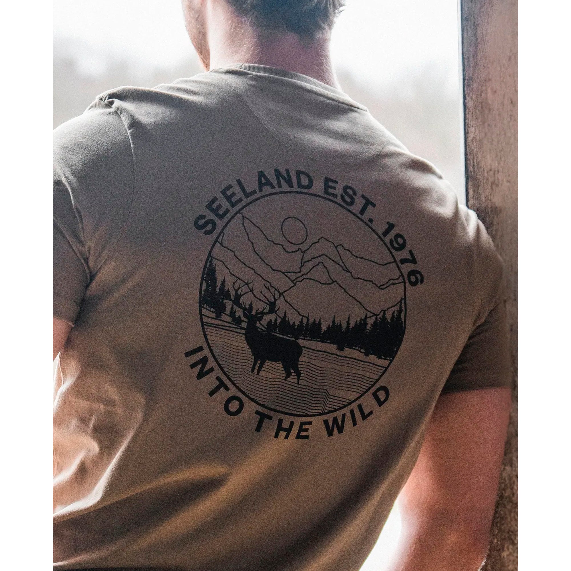 Seeland - Hunting Landscape T-shirt // Covert Green fra Seeland - billede nr. 4 hos GrejFreak.dk