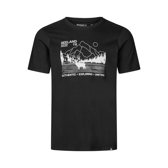 Seeland - Territory T-shirt // Sort fra Seeland - billede nr. 1 hos GrejFreak.dk