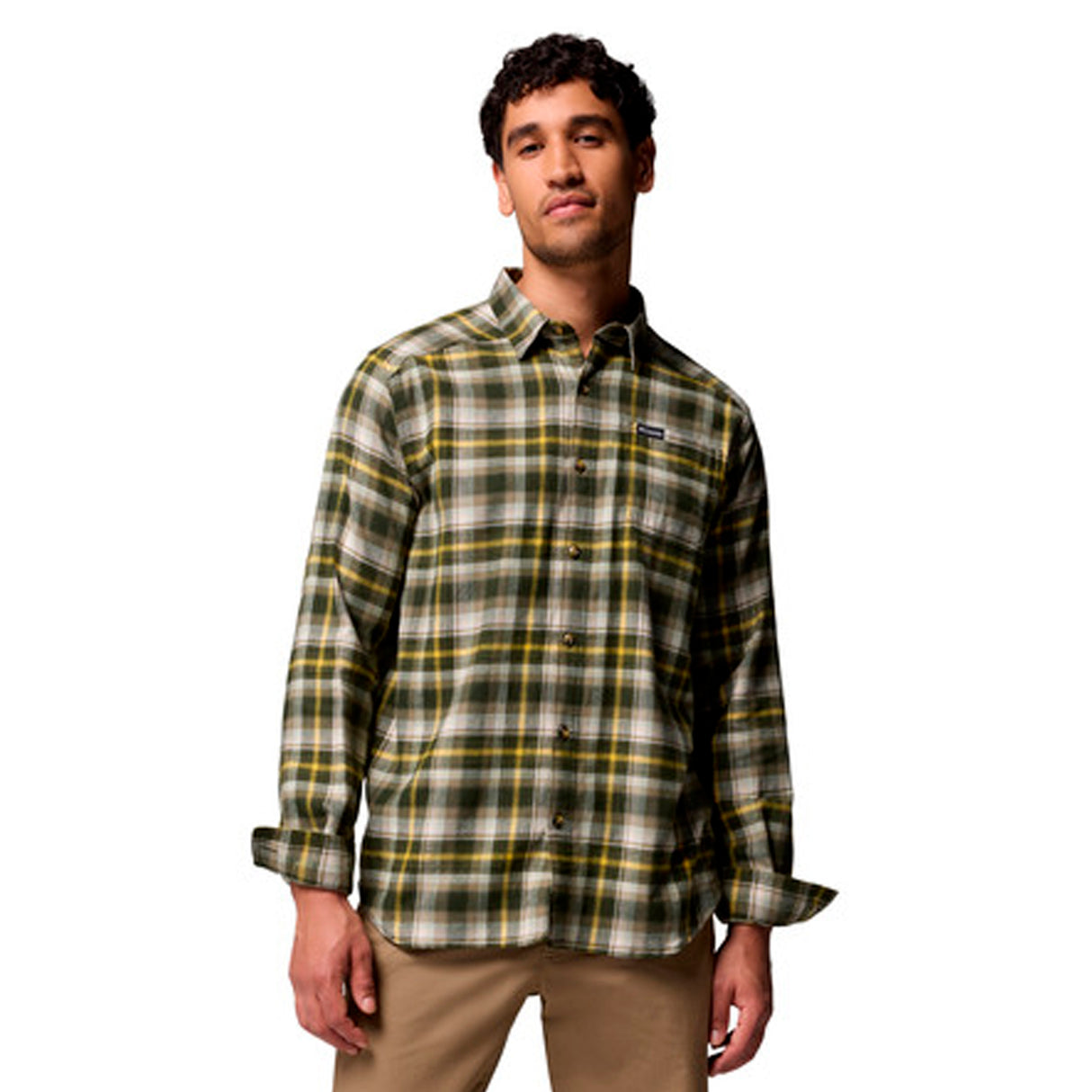Columbia - Cornell Woods Flannel Langærmet Herre Skjorte // Greenscape fra Columbia - billede nr. 4 hos GrejFreak.dk