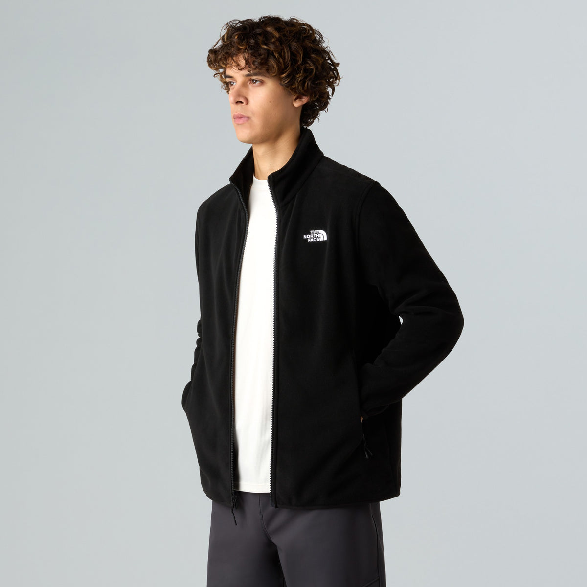 The North Face - Glacier Full zip Fleece Jakke // Sort fra The North Face - billede nr. 4 hos GrejFreak.dk