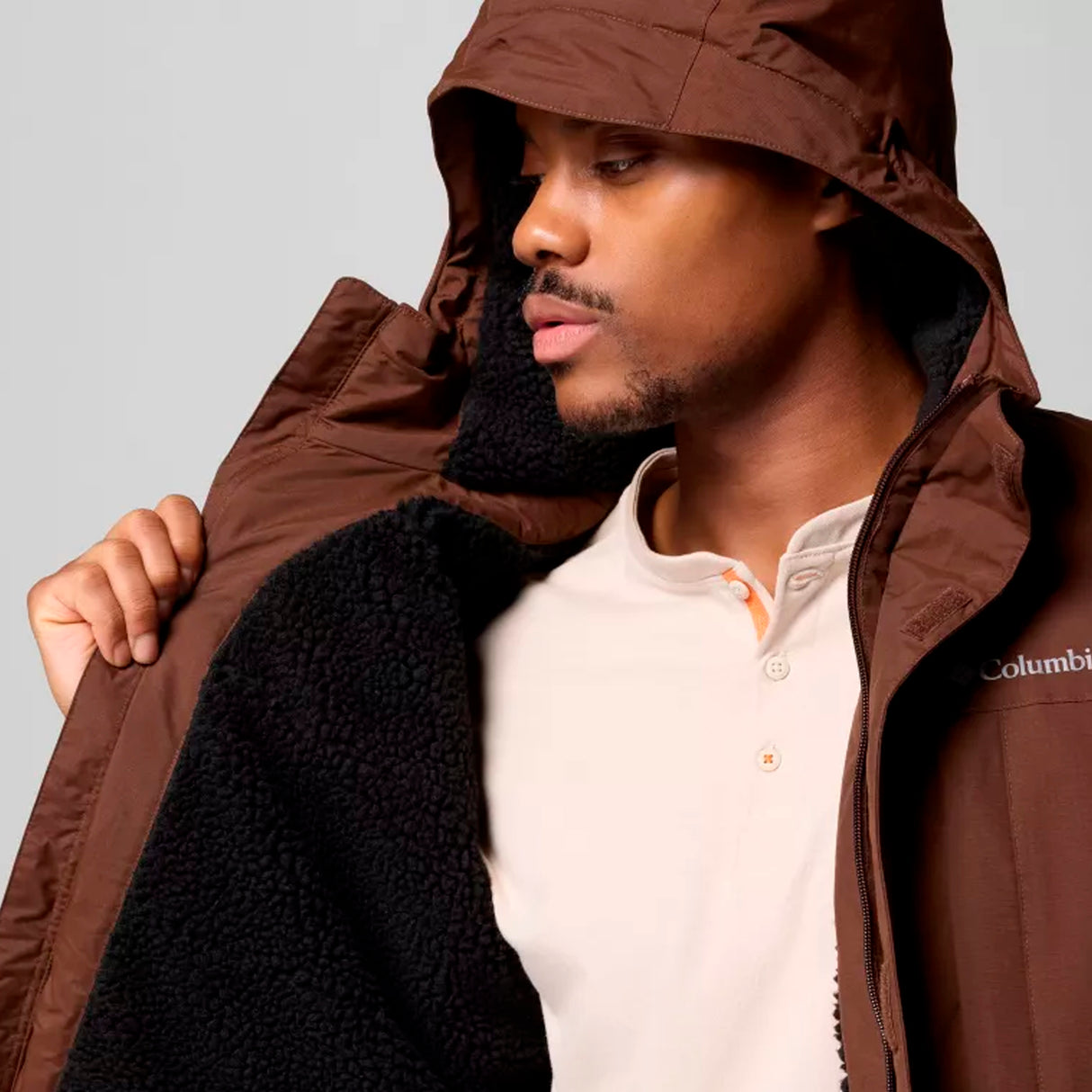 Columbia - Landroamer Sherpa Forret Herre Jakke // Tobacco fra Columbia - billede nr. 5 hos GrejFreak.dk