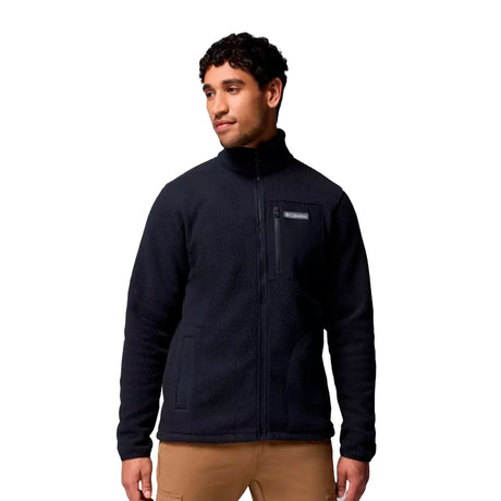 Columbia - Jasper Ridge Pebbled Full Zip Herre fleece // Sort fra Columbia - billede nr. 1 hos GrejFreak.dk