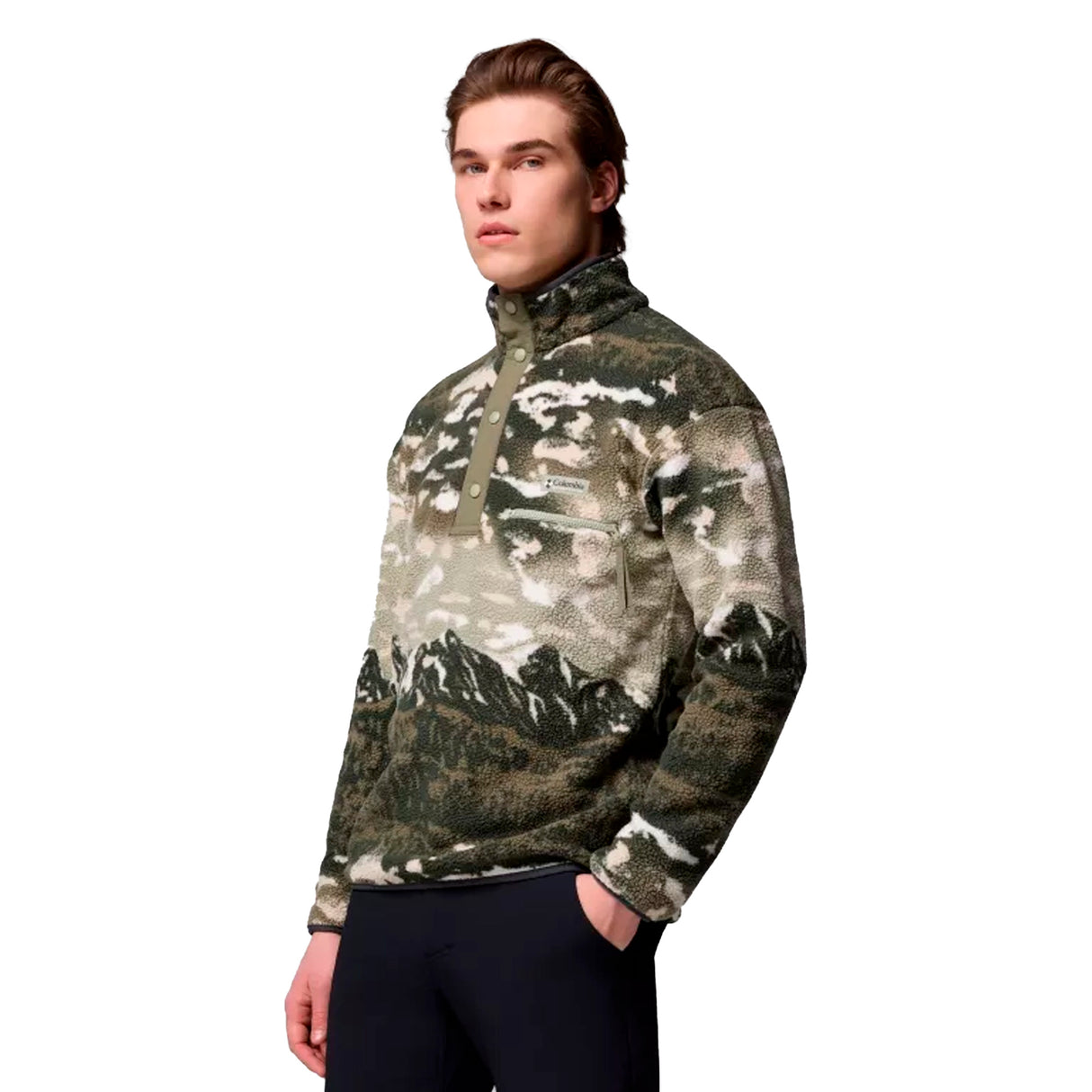 Columbia - Helvetia II Printed Half Snap Fleece Pullover // Safari Sisters fra Columbia - billede nr. 3 hos GrejFreak.dk
