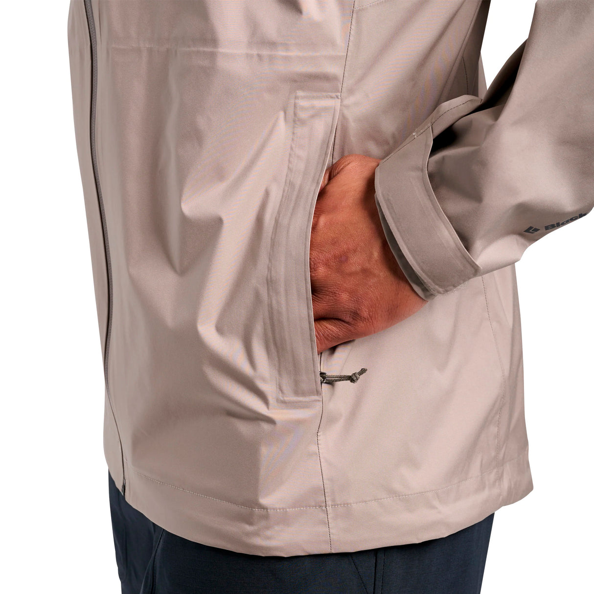 Black Diamond - FINELINE STRETCH Regnjakke // Moonstone fra Black Diamond - billede nr. 7 hos GrejFreak.dk