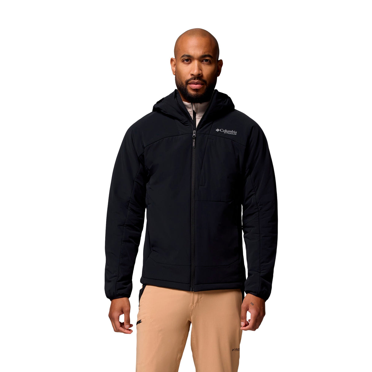 Columbia - Silver Leaf Lite Hooded Herrejakke // Sort fra Columbia - billede nr. 1 hos GrejFreak.dk