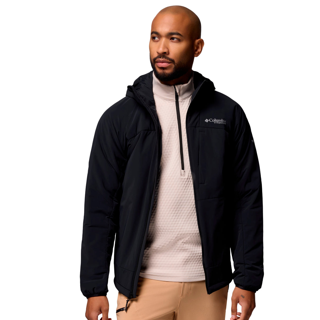 Columbia - Silver Leaf Lite Hooded Herrejakke // Sort fra Columbia - billede nr. 2 hos GrejFreak.dk