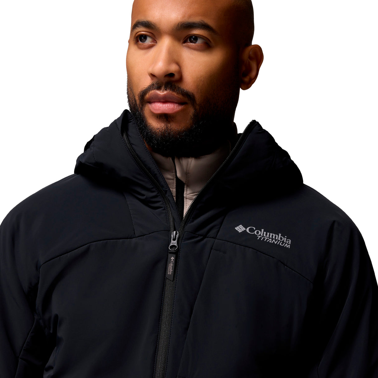 Columbia - Silver Leaf Lite Hooded Herrejakke // Sort fra Columbia - billede nr. 3 hos GrejFreak.dk