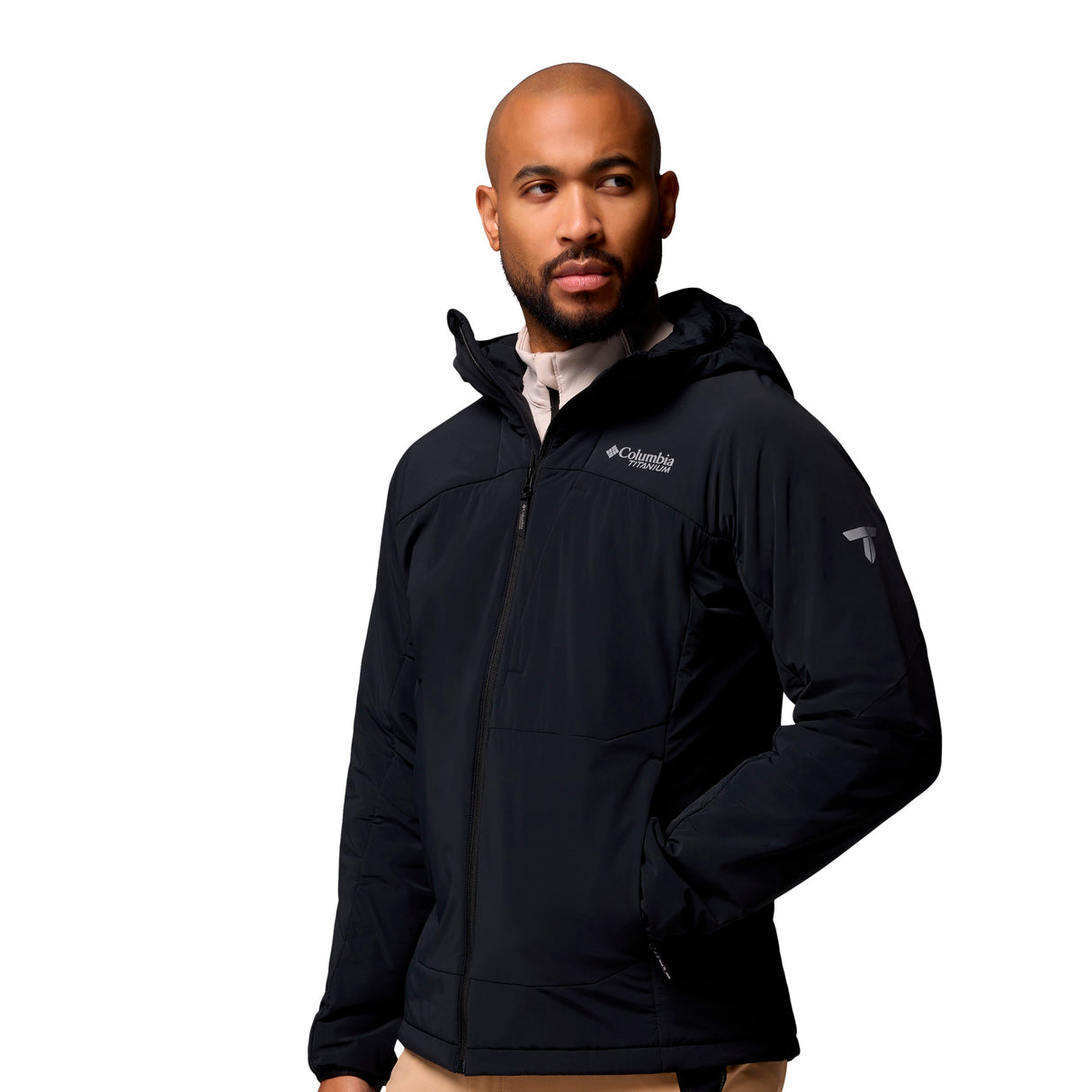 Columbia - Silver Leaf Lite Hooded Herrejakke // Sort fra Columbia - billede nr. 7 hos GrejFreak.dk