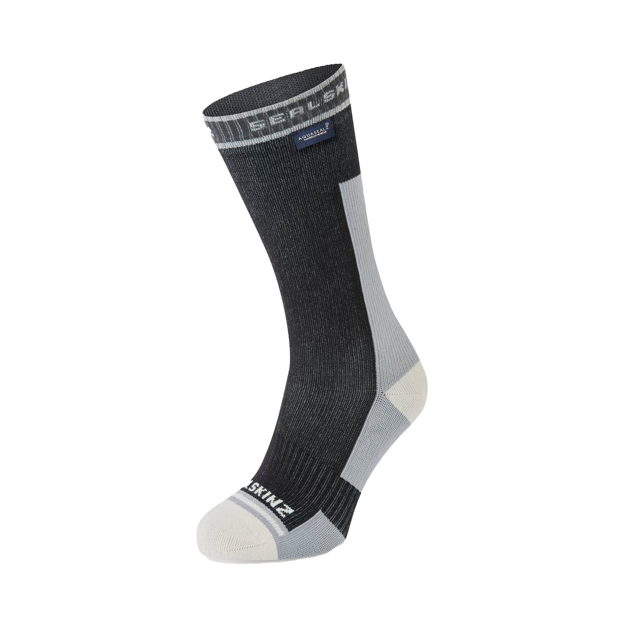 Sealskinz - Holverstone Mid Vandtætte Sokker // Sort fra Sealskinz - billede nr. 1 hos GrejFreak.dk