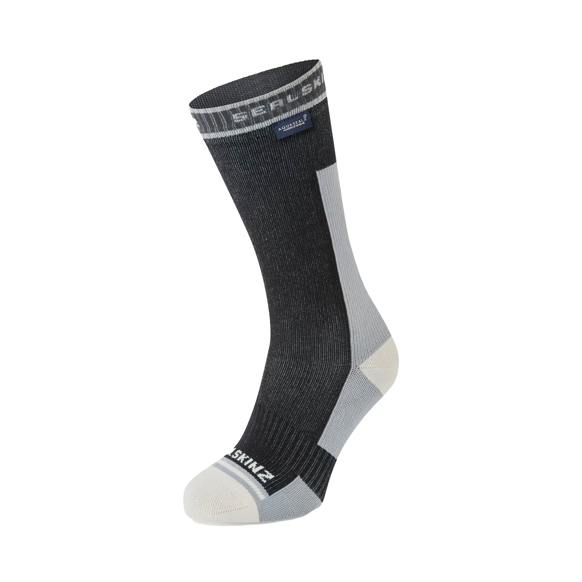 Sealskinz - Holverstone Mid Vandtætte Sokker // Sort fra Sealskinz - billede nr. 1 hos GrejFreak.dk