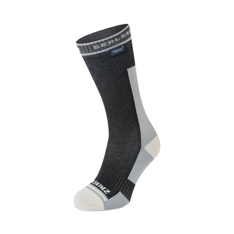 Sealskinz - Holverstone Mid Vandtætte Sokker // Sort fra Sealskinz - billede nr. 1 hos GrejFreak.dk
