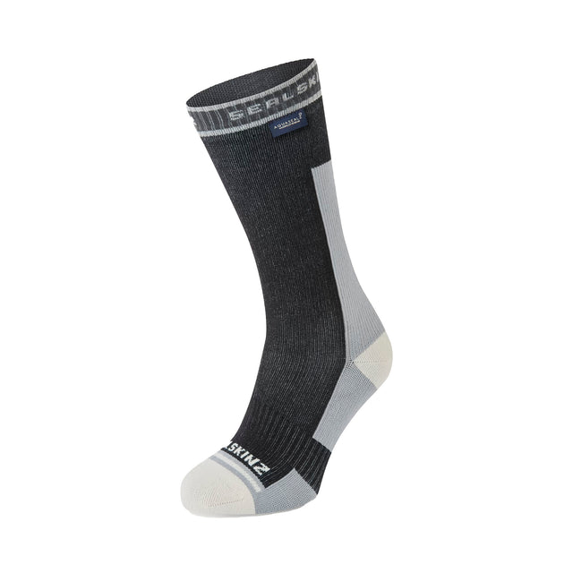 Sealskinz - Holverstone Mid Vandtætte Sokker // Sort fra Sealskinz - billede nr. 1 hos GrejFreak.dk