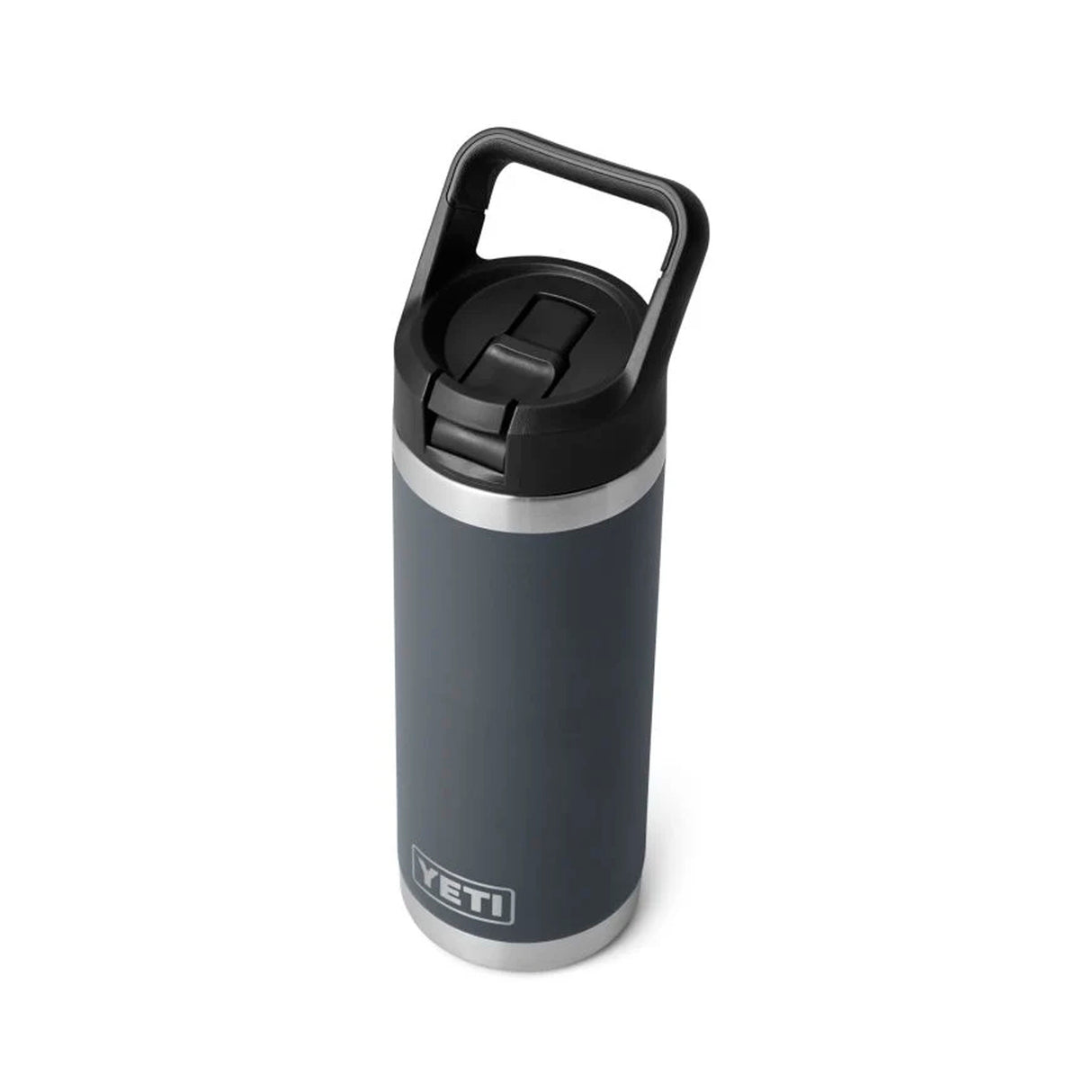 YETI - Rambler Straw Cap Flaske 532 ml // Charcoal fra YETI - billede nr. 3 hos GrejFreak.dk