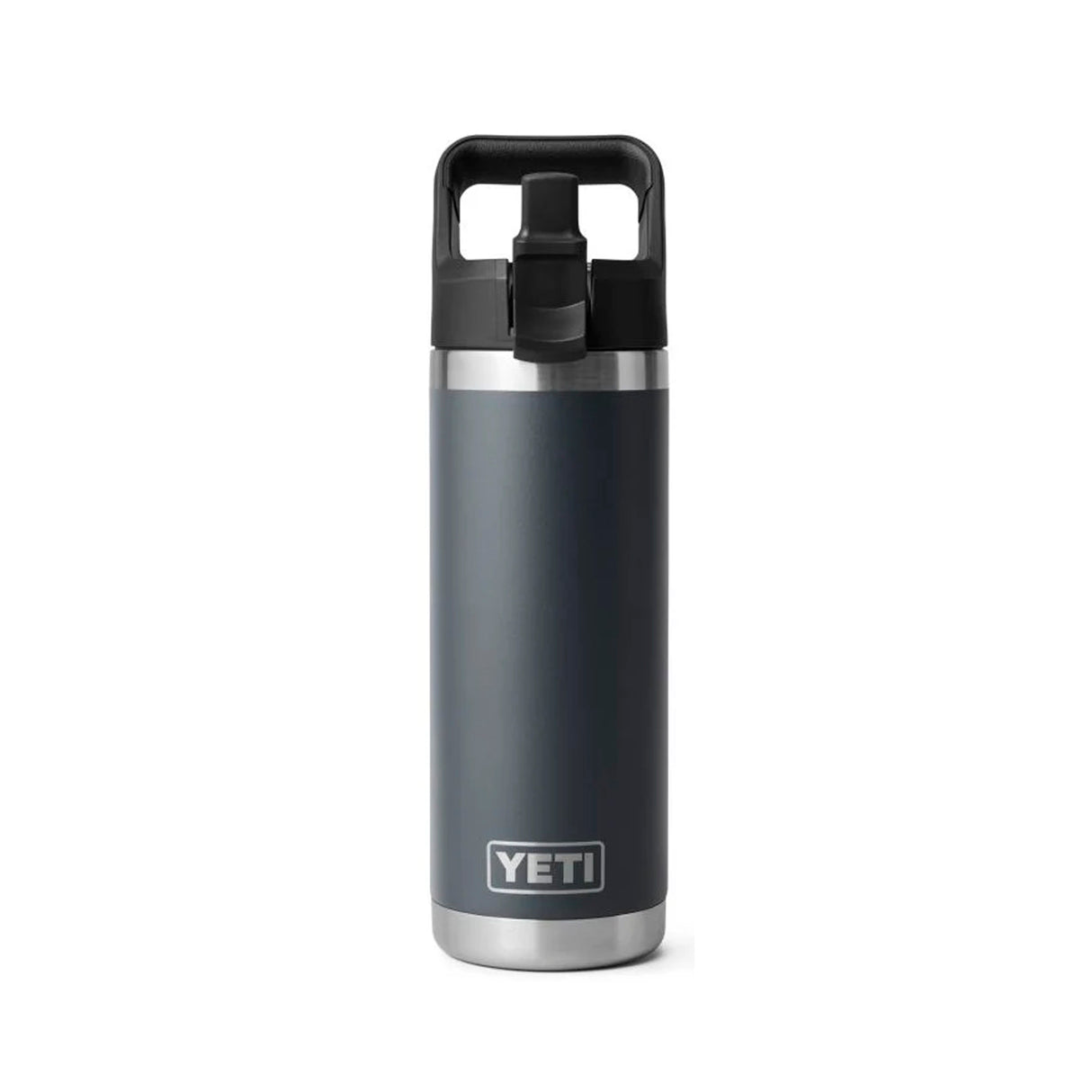 YETI - Rambler Straw Cap Flaske 532 ml // Charcoal fra YETI - billede nr. 4 hos GrejFreak.dk