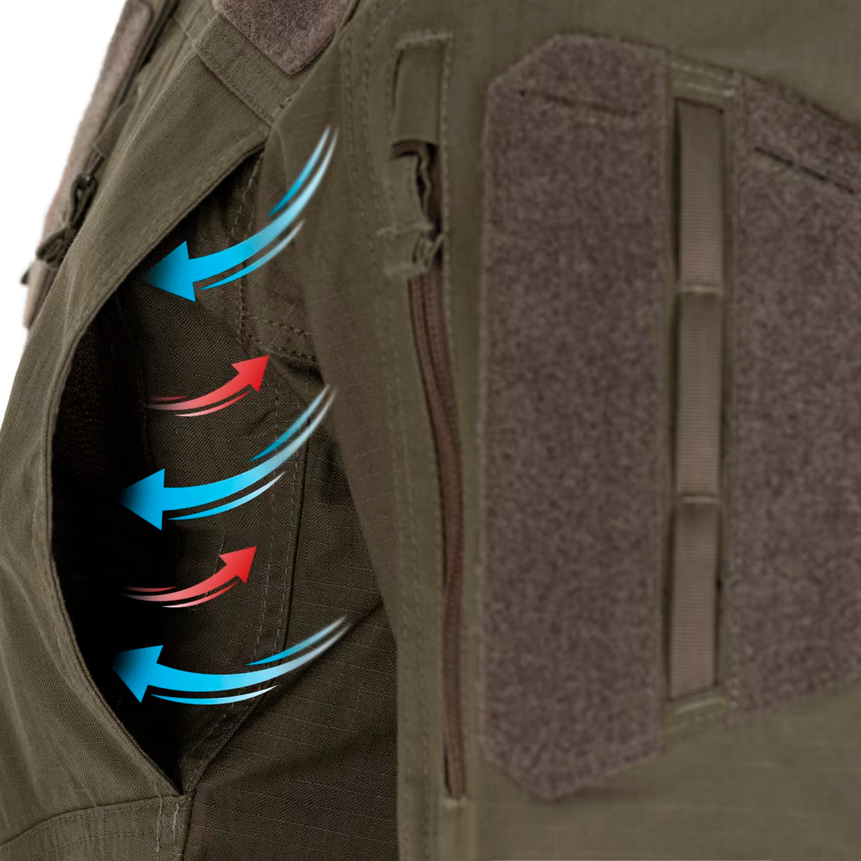 Clawgear - Raider Field Shirt MK V Kampskjorte // Stonegrey Olive fra ClawGear - billede nr. 4 hos GrejFreak.dk