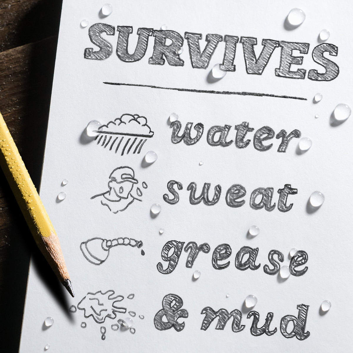 Rite in The Rain - Side Spiral Notebook 22 x 28 cm // Sort fra Rite In The Rain - billede nr. 6 hos GrejFreak.dk