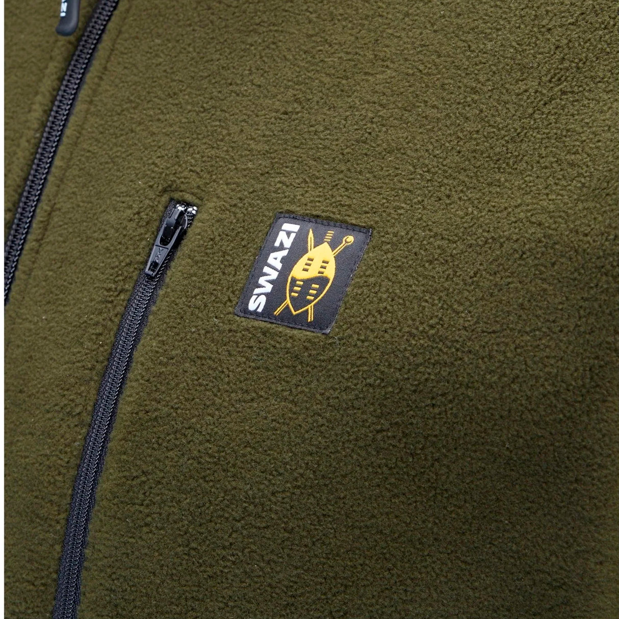 SWAZI - Bush Fleecetrøje // Olive fra Swazi - billede nr. 5 hos GrejFreak.dk