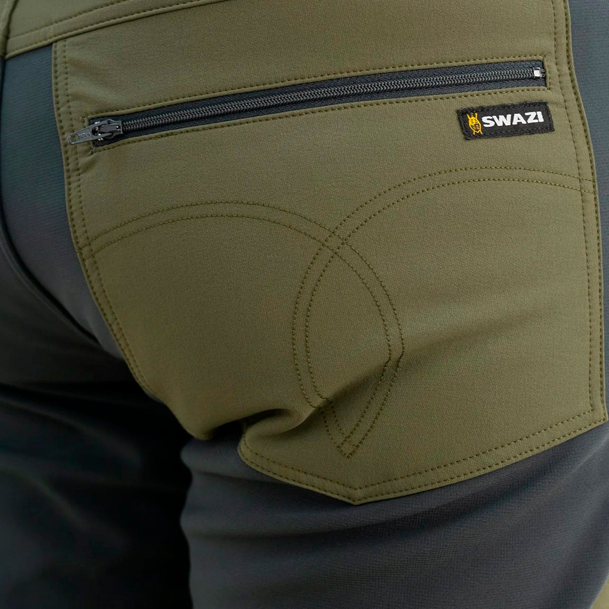 SWAZI - Forest Herre Outdoorbukser // Gran Green fra Swazi - billede nr. 5 hos GrejFreak.dk